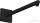 Hansgrohe AXOR SHOWERSOLUTIONS 39 cm-es zuhanykar,matt fekete 26436670