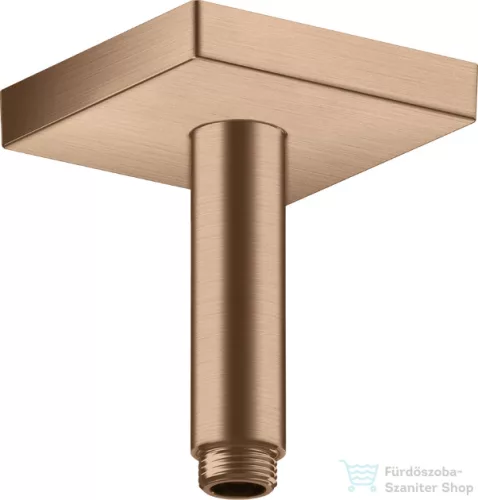 Hansgrohe AXOR SHOWERSOLUTIONS 10 cm-es mennyezeti zuhanykar, szálcsiszolt vörös arany hatású 26437310