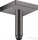 Hansgrohe AXOR SHOWERSOLUTIONS 10 cm-es mennyezeti zuhanykar, szálcsiszolt fekete króm 26437340