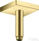 Hansgrohe AXOR SHOWERSOLUTIONS 10 cm-es mennyezeti zuhanykar, szálcsiszolt sárgaréz 26437950