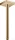 Hansgrohe AXOR SHOWERSOLUTIONS 30 cm-es mennyezeti zuhanykar, szálcsiszolt bronz 26438140
