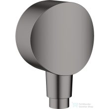   Hansgrohe FIXFIT S gégecső csatlakozó, szálcsiszolt fekete/króm 26453340