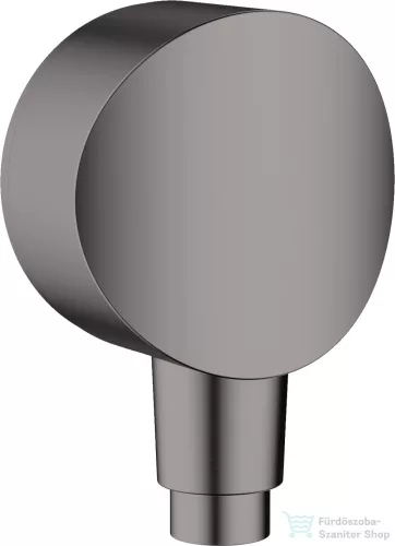 Hansgrohe FIXFIT S gégecső csatlakozó, szálcsiszolt fekete/króm 26453340