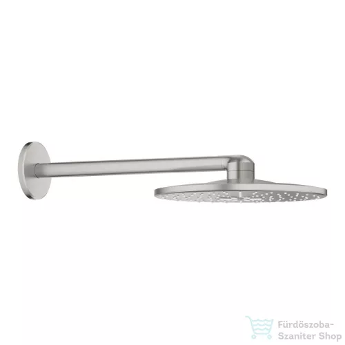 Grohe Rainshower Smartactive 310 2 funkciós fejzuhany 43 cm-es zuhanykarral,Supersteel 26475DC0