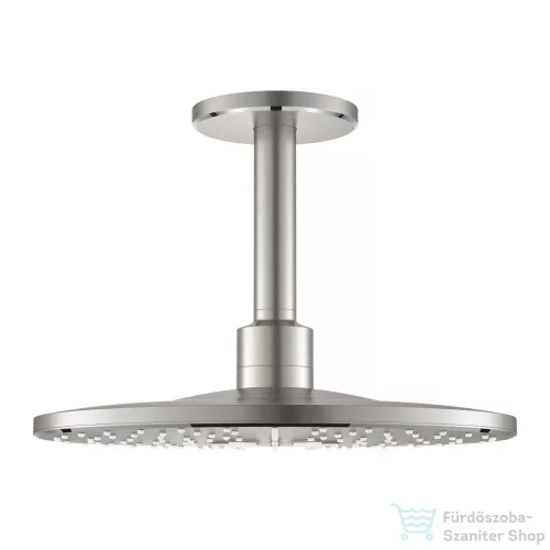 Grohe Rainshower Smartactive 310 2 funkciós mennyezeti fejzuhany zuhanykarral,Supersteel 26477DC0