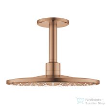   Grohe Rainshower Smartactive 310 2 funkciós mennyezeti fejzuhany zuhanykarral,Brushed Warm Sunset 26477DL0