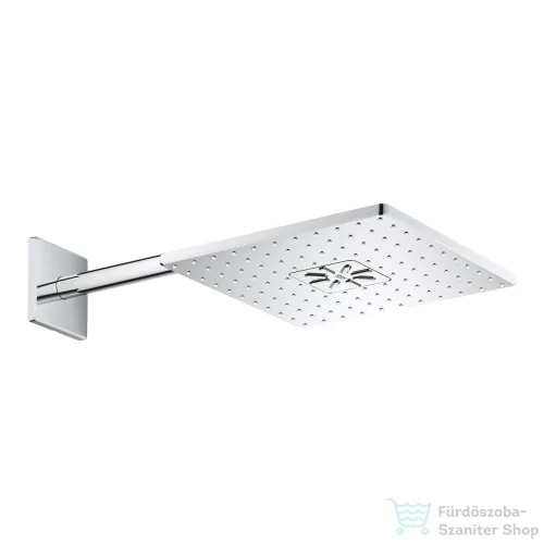 Grohe Rainshower Smartactive 310 Cube 2 funkciós fejzuhany 43 cm-es zuhanykarral,Króm 26479000