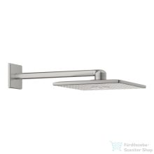   Grohe Rainshower Smartactive 310 Cube 2 funkciós fejzuhany 43 cm-es zuhanykarral,Supersteel 26479DC0