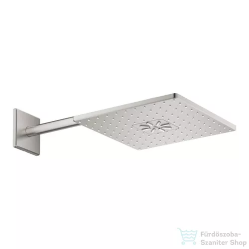 Grohe Rainshower Smartactive 310 Cube 2 funkciós fejzuhany 43 cm-es zuhanykarral,Supersteel 26479DC0