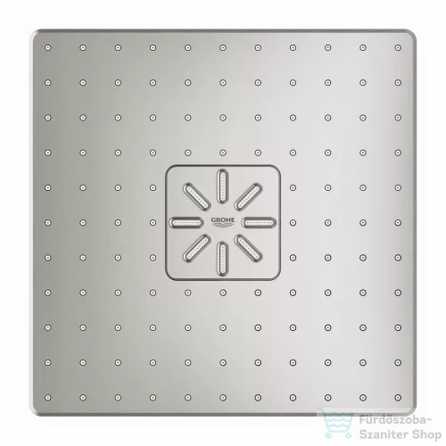 Grohe Rainshower Smartactive 310 Cube 2 funkciós fejzuhany 43 cm-es zuhanykarral,Supersteel 26479DC0