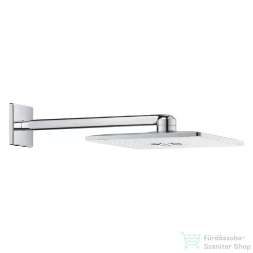 Grohe Rainshower Smartactive 310 Cube 2 funkciós fejzuhany 43 cm-es zuhanykarral,Hold fehér 26479LS0
