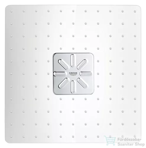 Grohe Rainshower Smartactive 310 Cube 2 funkciós fejzuhany 43 cm-es zuhanykarral,Hold fehér 26479LS0