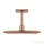 Grohe Rainshower Smartactive 310 Cube 2 funkciós mennyezeti fejzuhany zuhanykarral,Brushed Warm Sunset 26481DL0