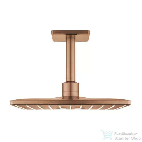 Grohe Rainshower Smartactive 310 Cube 2 funkciós mennyezeti fejzuhany zuhanykarral,Brushed Warm Sunset 26481DL0