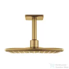Grohe Rainshower Smartactive 310 Cube 2 funkciós mennyezeti fejzuhany zuhanykarral,Brushed Cool Sunrise 26481GN0