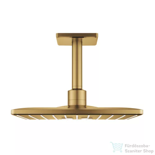 Grohe Rainshower Smartactive 310 Cube 2 funkciós mennyezeti fejzuhany zuhanykarral,Brushed Cool Sunrise 26481GN0