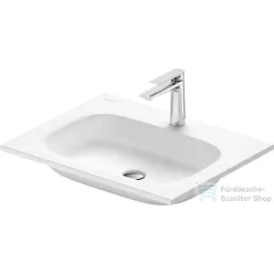   Duravit SIVIDA 62x48,5 cm-es beépíthető mosdó, matt szatén fehér 2650003200