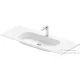 Duravit SIVIDA 122x48,5 cm-es beépíthető mosdó, matt szatén fehér 2650033200