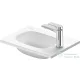 Duravit SIVIDA 41x30 cm-es beépíthető mosdó, matt szatén fehér 2650053200