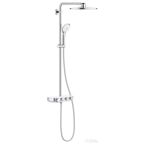 Grohe Euphoria SmartControl System 310 Duo termosztátos zuhanyrendszer, króm fehér színű csaptelep felső 26507LS0