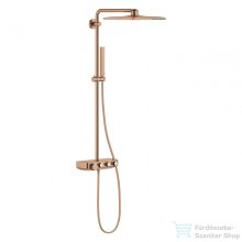   GROHE Euphoria SmartControl 310 Cube Duo termosztátos zuhanyrendszer, matt warm sunset 26508DL0