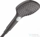Hansgrohe Raindance Select E 120 3Jet kézizuhany, szálcsiszolt fekete 26520340