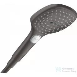   Hansgrohe Raindance Select E 120 3Jet kézizuhany, szálcsiszolt fekete 26520340