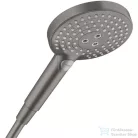 Hansgrohe Raindance Select S 120 3jet kézizuhany, szálcsiszolt fekete 26530340