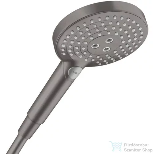Hansgrohe Raindance Select S 120 3jet kézizuhany, szálcsiszolt fekete 26530340