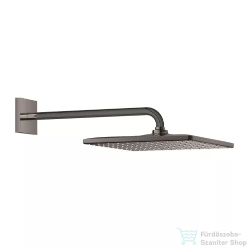 Grohe Rainshower Mono 310 Cube 31x31 cm-es fejzuhany 42,2 cm-es zuhanykarral,Hard Graphite 26564A00