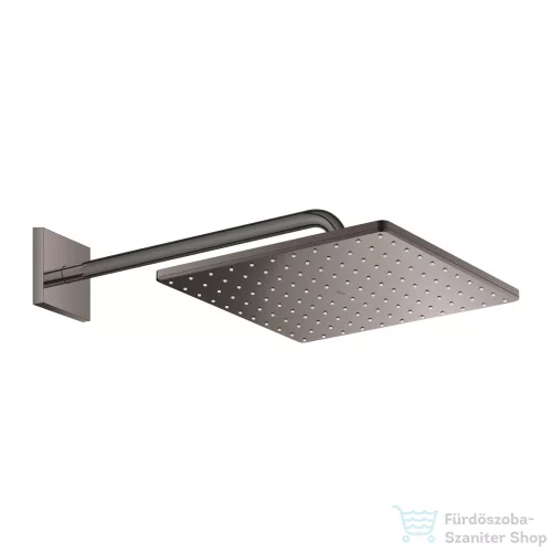 Grohe Rainshower Mono 310 Cube 31x31 cm-es fejzuhany 42,2 cm-es zuhanykarral,Hard Graphite 26564A00