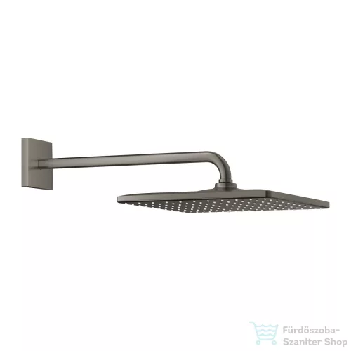 Grohe Rainshower Mono 310 Cube 31x31 cm-es fejzuhany 42,2 cm-es zuhanykarral,Brushed Hard Graphite 26564AL0