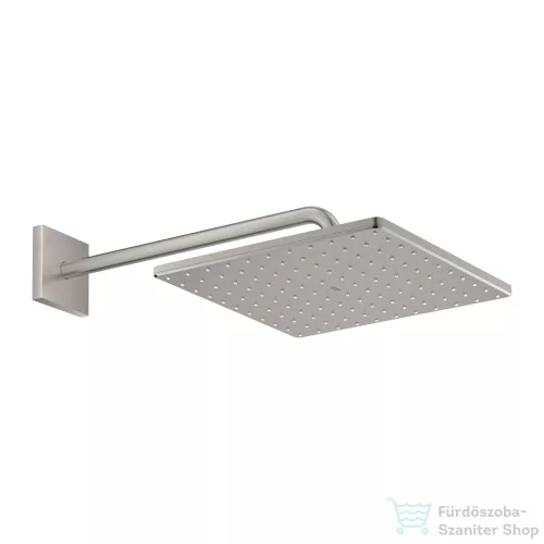 Grohe Rainshower Mono 310 Cube 31x31 cm-es fejzuhany 42,2 cm-es zuhanykarral,Supersteel 26564DC0