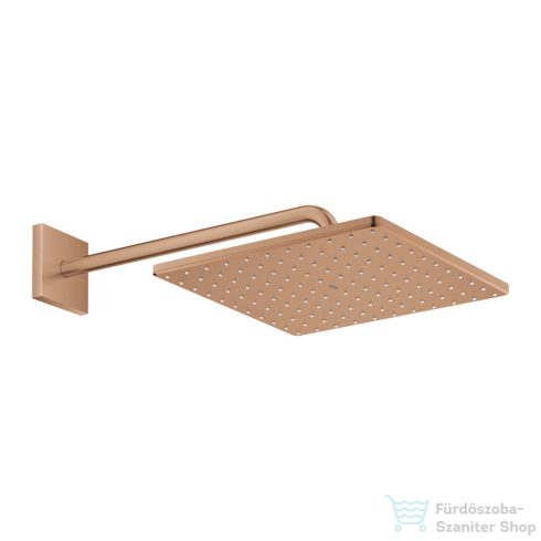 Grohe Rainshower Mono 310 Cube 31x31 cm-es fejzuhany 42,2 cm-es zuhanykarral,Brushed Warm Sunset 26564DL0