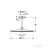 Grohe Rainshower Mono 310 Cube 31x31 cm-es mennyezeti fejzuhany 14 cm-es zuhanykarral,Króm 26566000