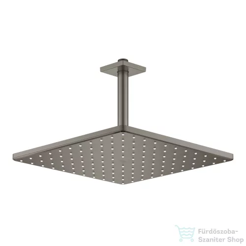 Grohe Rainshower Mono 310 Cube 31x31 cm-es mennyezeti fejzuhany 14 cm-es zuhanykarral,Brushed Hard Graphite 26566AL0