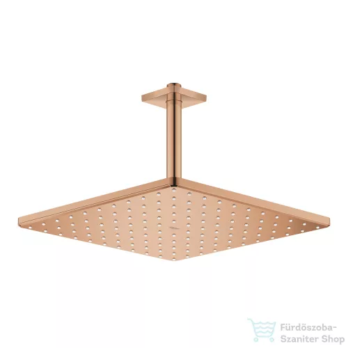 Grohe Rainshower Mono 310 Cube 31x31 cm-es mennyezeti fejzuhany 14 cm-es zuhanykarral,Warm Sunset 26566DA0