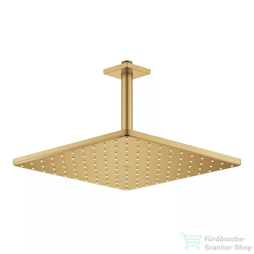 Grohe Rainshower Mono 310 Cube 31x31 cm-es mennyezeti fejzuhany 14 cm-es zuhanykarral,Brushed Cool Sunrise 26566GN0