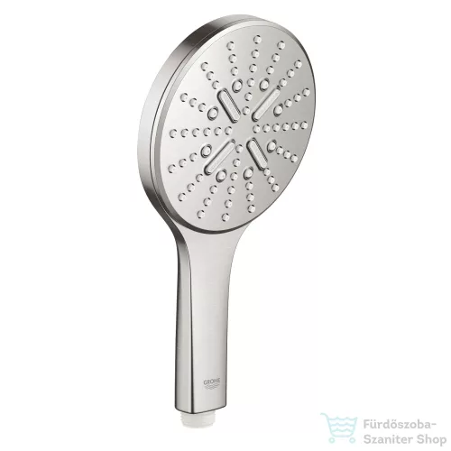 Grohe Rainshower SmartActive 130 3 funkciós kézizuhany,Supersteel 26574DC0