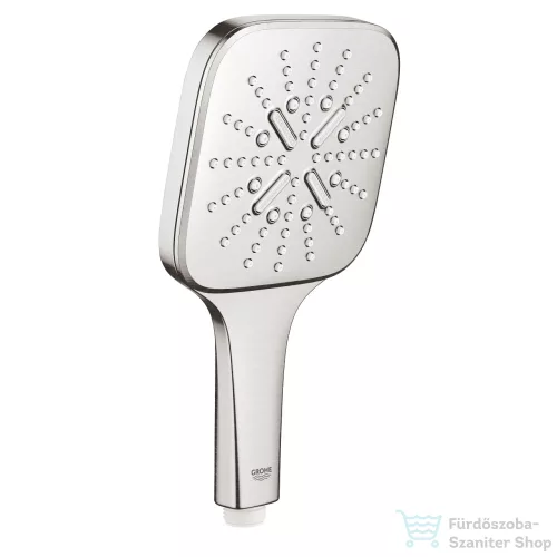 Grohe Rainshower SmartActive 130 Cube 3 funkciós kézizuhany,Supersteel 26582DC0