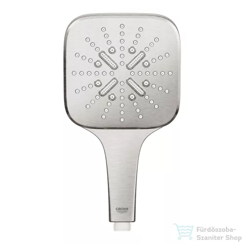 Grohe Rainshower SmartActive 130 Cube 3 funkciós kézizuhany,Supersteel 26582DC0