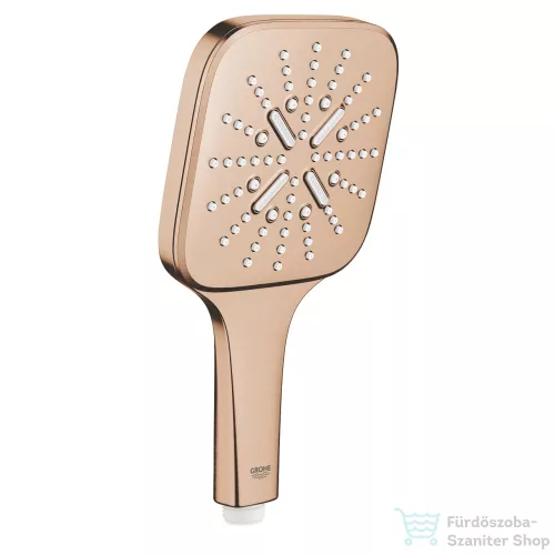 Grohe Rainshower SmartActive 130 Cube 3 funkciós kézizuhany,Brushed Warm Sunset 26582DL0