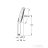 Grohe Rainshower SmartActive 130 Cube 3 funkciós kézizuhany,Cool Sunrise 26582GL0