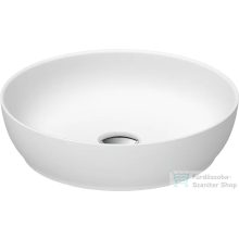   Duravit SIVIDA DuroCast Plus 40 cm-es pultra ültethető mosdó csaplyuk nélkül, matt fehér 2660003200