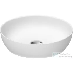   Duravit SIVIDA DuroCast Plus 40 cm-es pultra ültethető mosdó csaplyuk nélkül, matt fehér 2660003200