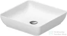 Duravit SIVIDA DuroCast Plus 40x40 cm-es pultra ültethető mosdó csaplyuk nélkül, matt fehér 2660013200