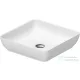 Duravit SIVIDA DuroCast Plus 40x40 cm-es pultra ültethető mosdó csaplyuk nélkül, matt fehér 2660013200