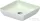 Duravit SIVIDA DuroCast Plus 40x40 cm-es pultra ültethető mosdó csaplyuk nélkül, matt halványzöld/matt fehér 266001FG00
