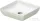 Duravit SIVIDA DuroCast Plus 40x40 cm-es pultra ültethető mosdó csaplyuk nélkül, matt fehér/matt halványzöld 266001FH00