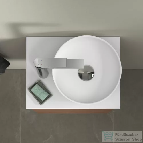Duravit SIVIDA DuroCast Plus 30 cm-es pultra ültethető mosdó csaplyuk nélkül, matt fehér 2660023200
